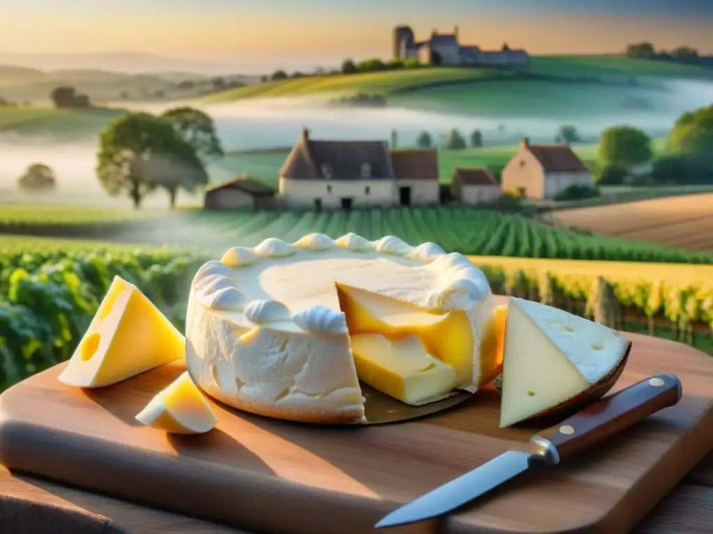 Un amanecer mágico en una granja de Normandía, donde un quesero artesanal elabora Camembert a mano