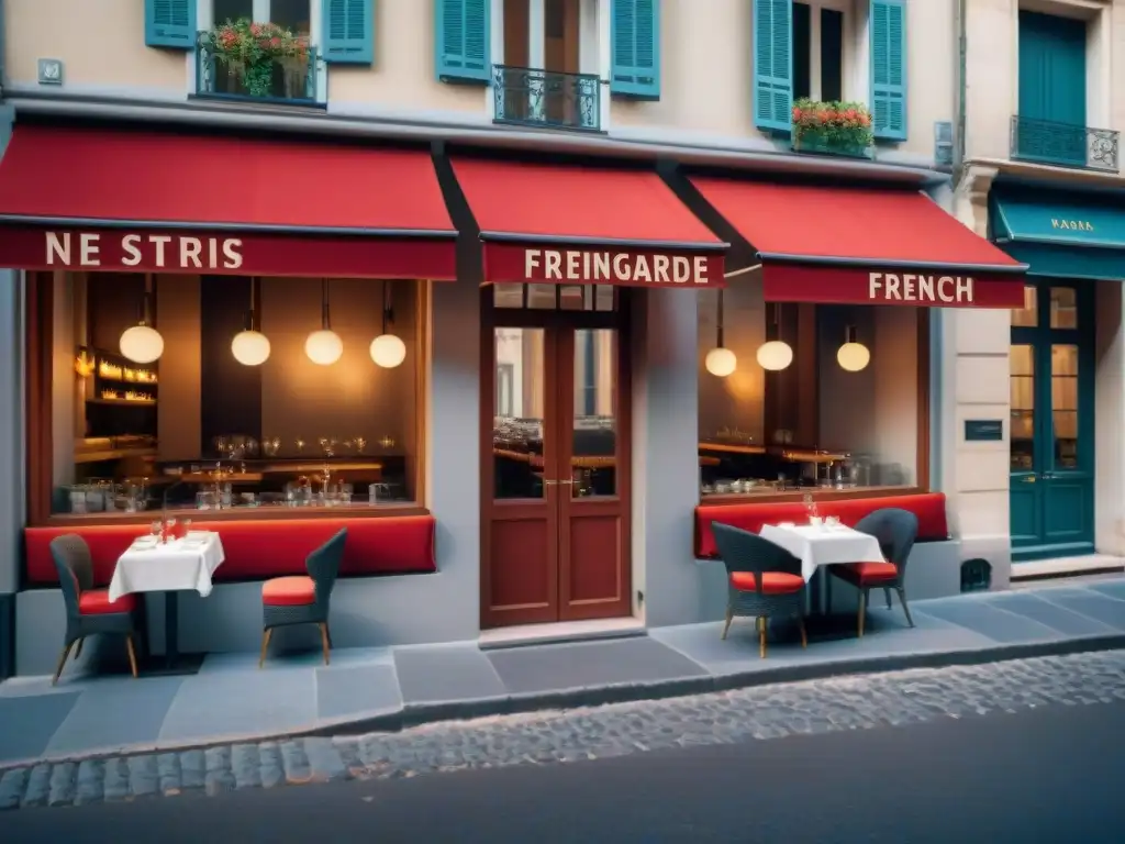 Un bistró francés tradicional y moderno fusionando la gastronomía francesa tradicional moderna