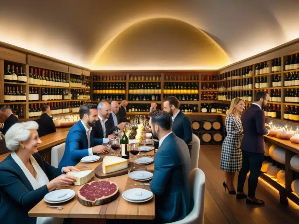 Un bouchon tradicional Lyonnais rebosante de vida, vinos y gastronomía, revelando los secretos culinarios de Lyon, Francia