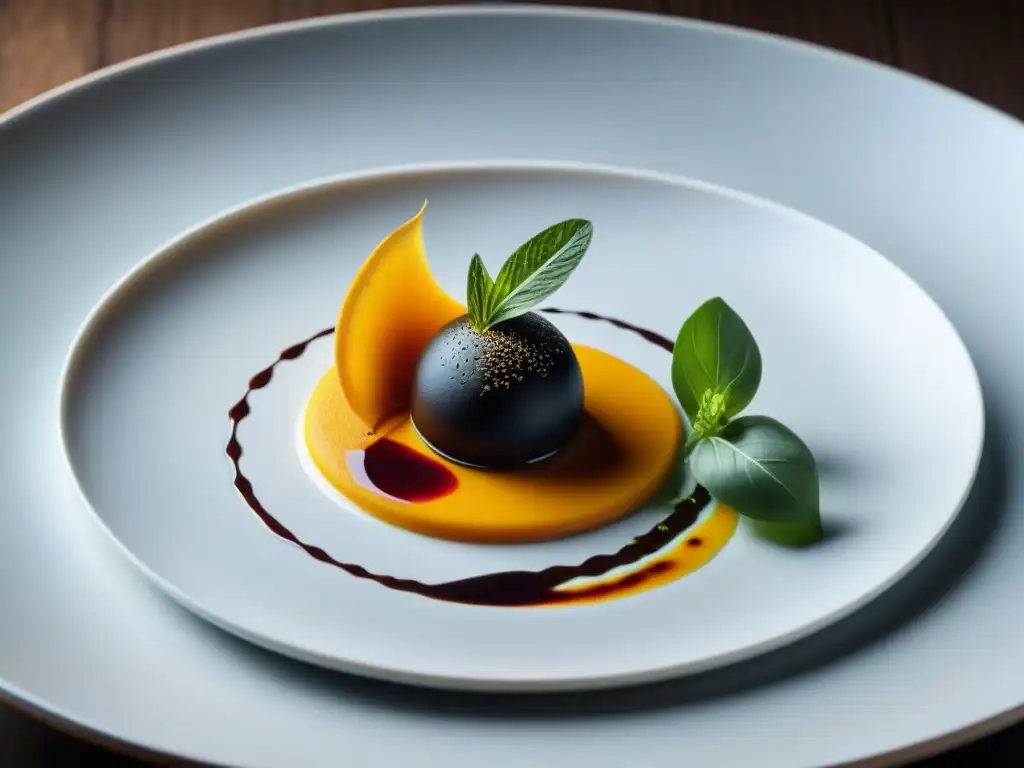 Chef Michel Bras creando una obra maestra culinaria en su restaurante