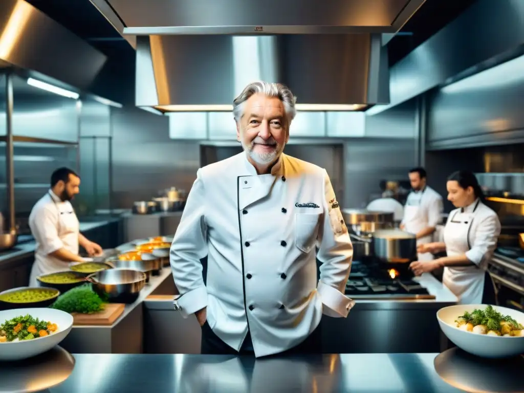 En la bulliciosa cocina parisina de Pierre Gagnaire, la innovación gastronómica francesa cobra vida