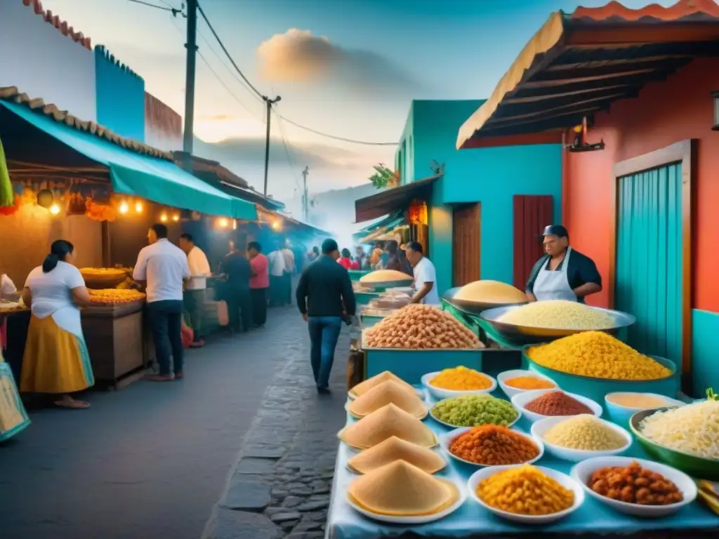 Deléitate con la gastronomía callejera en Guadalupe: coloridos puestos de comida ofrecen sabores tradicionales