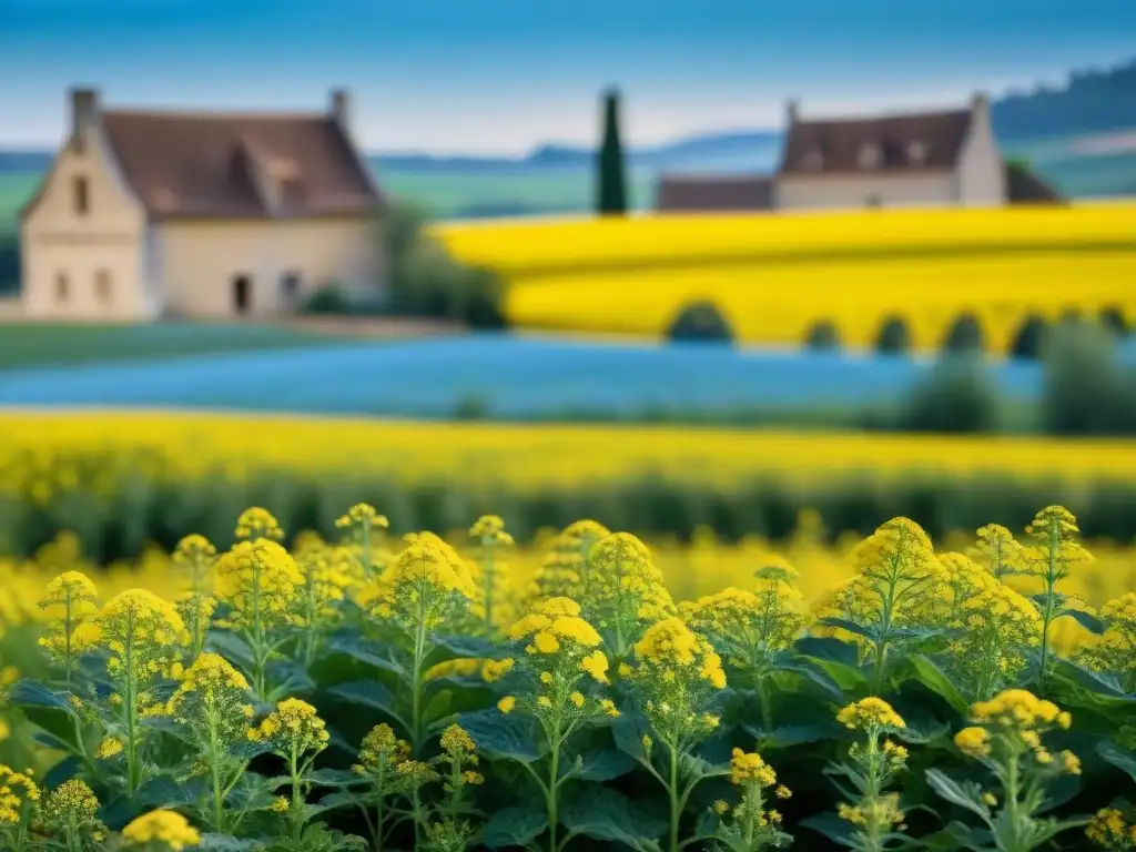 Campos de Mostaza en Flor en Dijon, Francia: Tradición y Belleza Natural Campos de mostaza en flor en Dijon, Francia: tradición y belleza natural