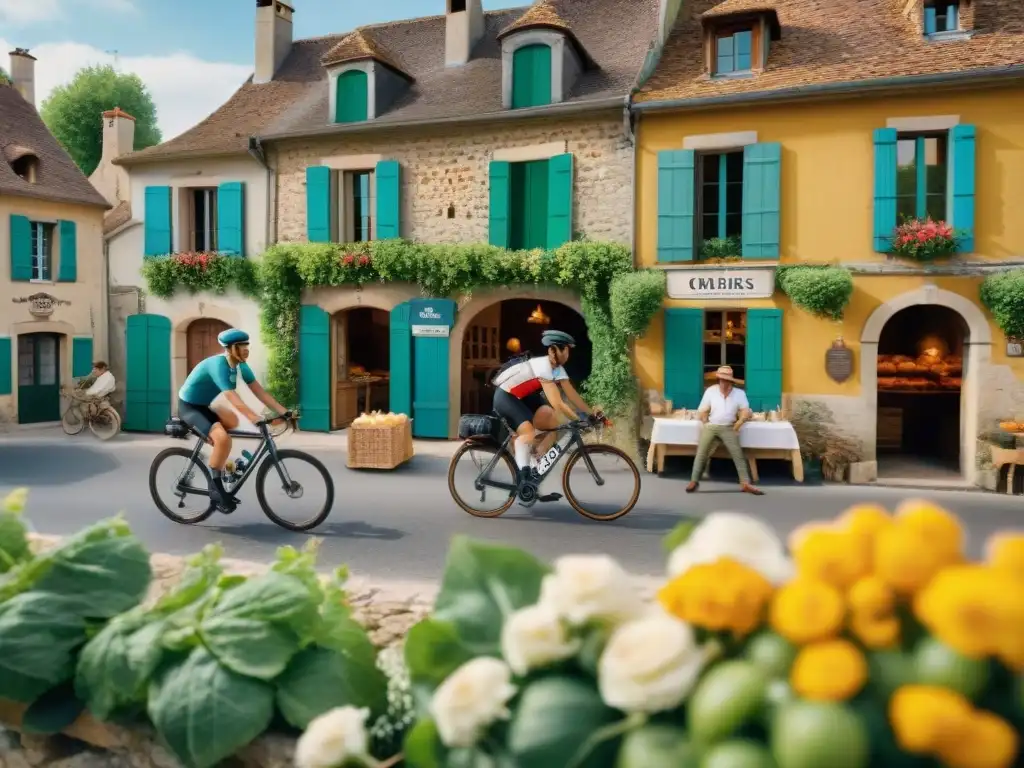 Un cautivador recorrido en bicicleta por la campiña francesa, combinando aventura y gastronomía