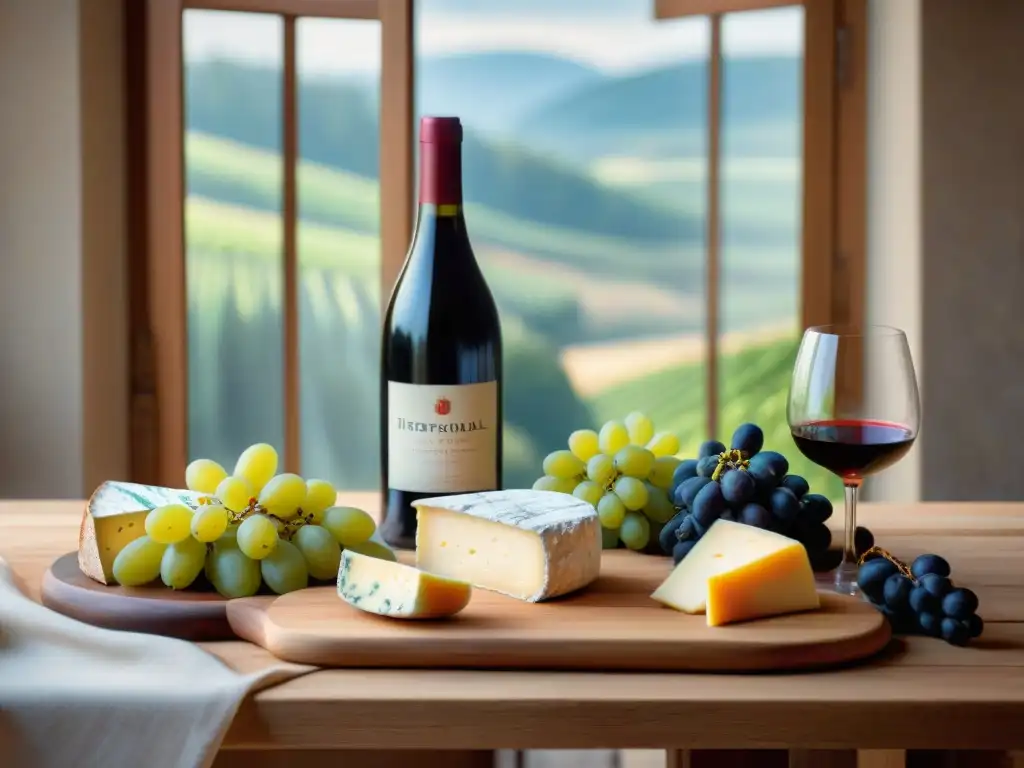 Una cena perfecta: maridaje vinos quesos franceses