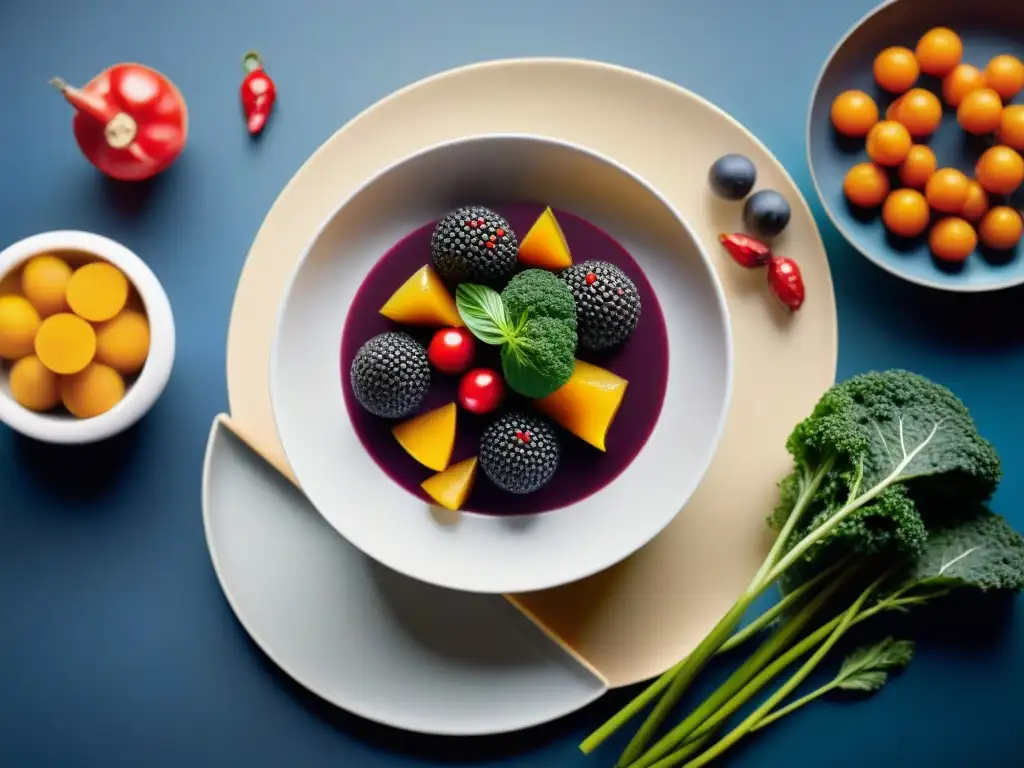 Un chef francés de alta cocina fusionando superfoods en platos tradicionales, reflejando la influencia superfoods en gastronomía francesa