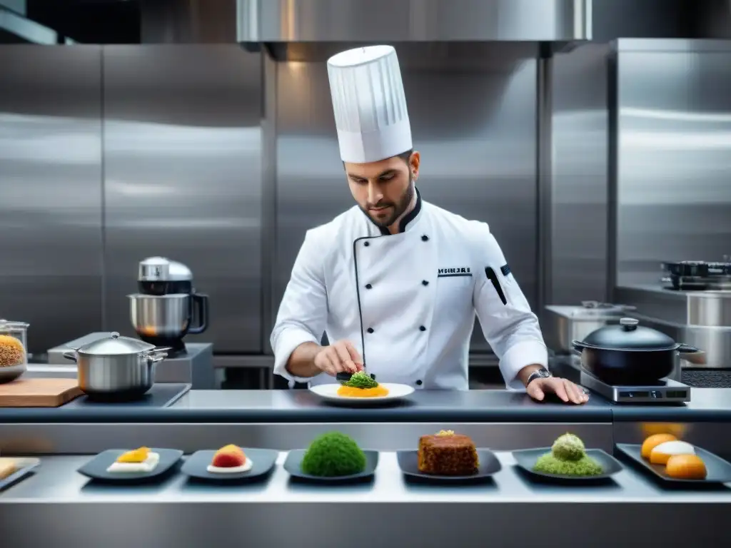 Un chef francés fusiona arte culinario tradicional con innovaciones tecnológicas en gastronomía francesa