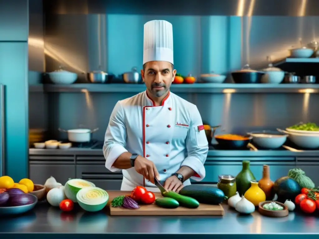 Un chef reinventa la cocina moderna con un vibrante ratatouille