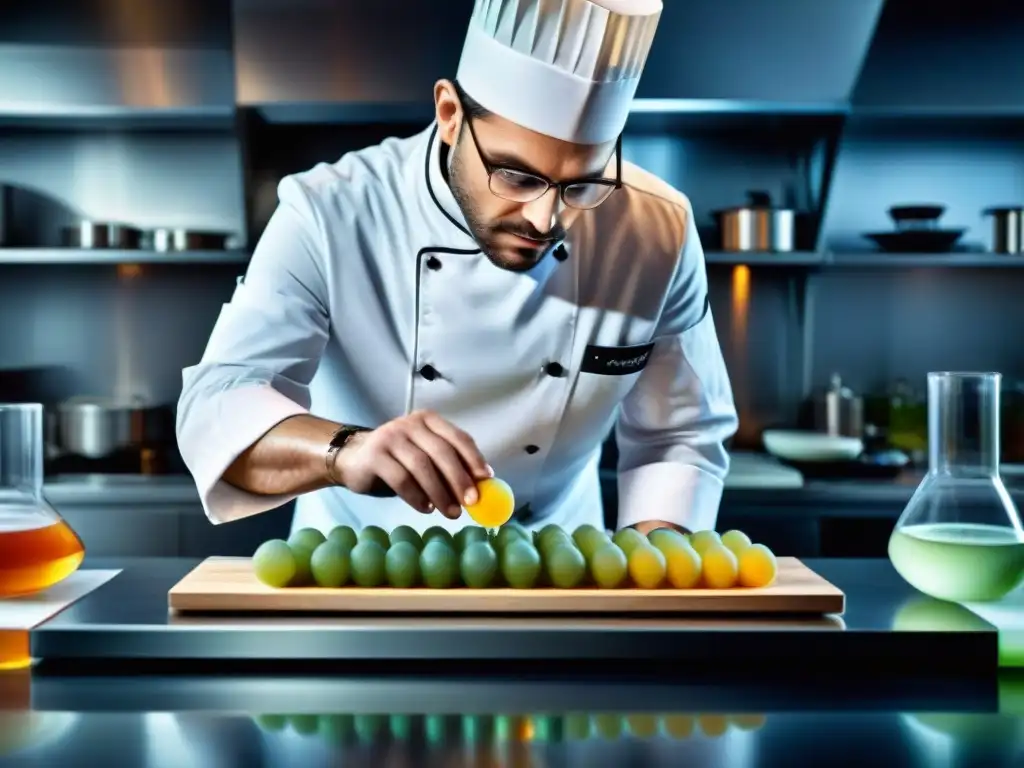 Un chef francés experimentador fusiona ciencia y gastronomía en un laboratorio moderno