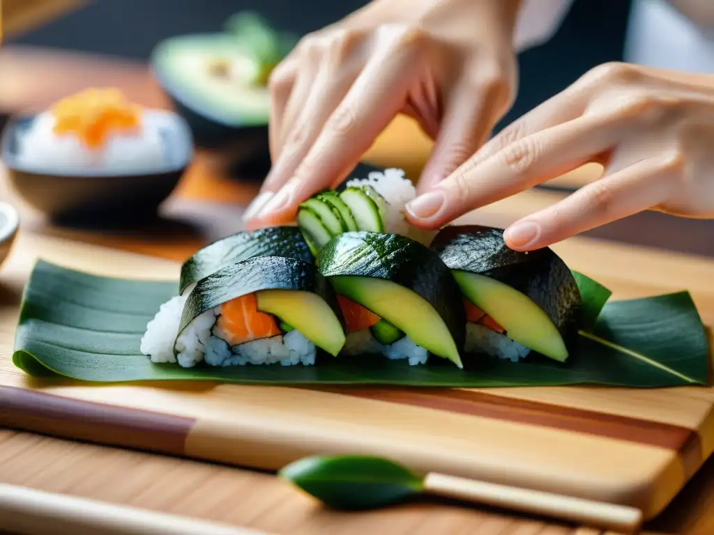 Un chef experto en París fusiona la precisión japonesa con el arte culinario francés al elaborar sushi