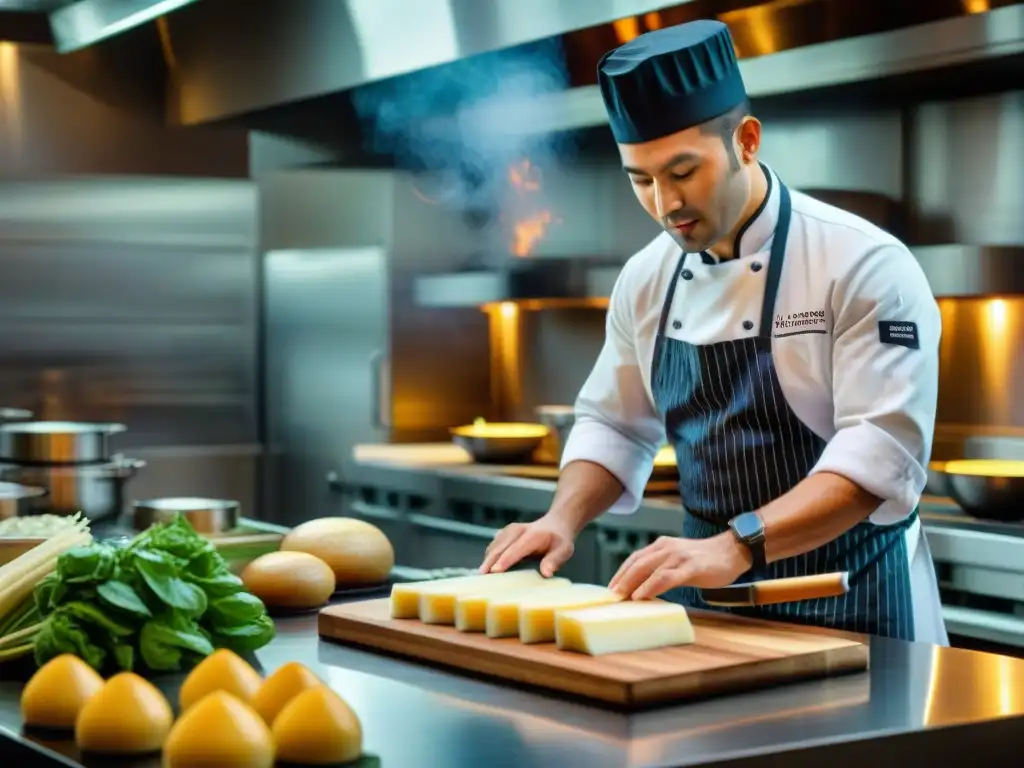 Un chef experto fusiona quesos franceses en cocina asiática, creando una experiencia culinaria única