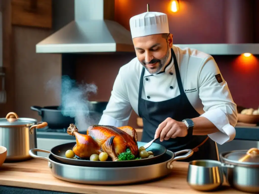 Un chef en Borgoña innova culinariamente con un exquisito coq au vin