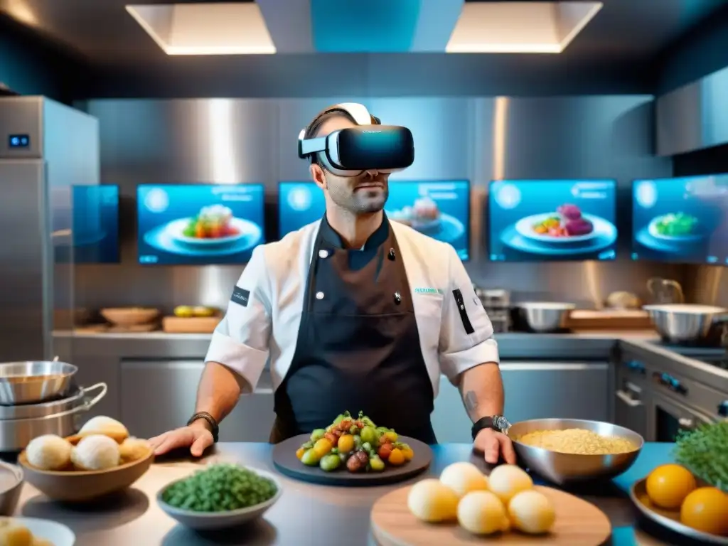 Un chef francés en realidad virtual, innovaciones tecnológicas en gastronomía francesa