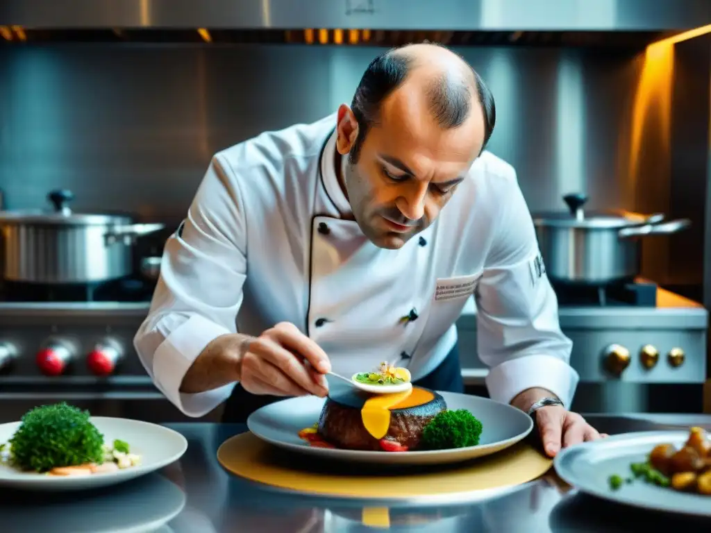 Un chef francés renombrado fusiona música clásica en la cocina francesa, plasmando armonía en su plato