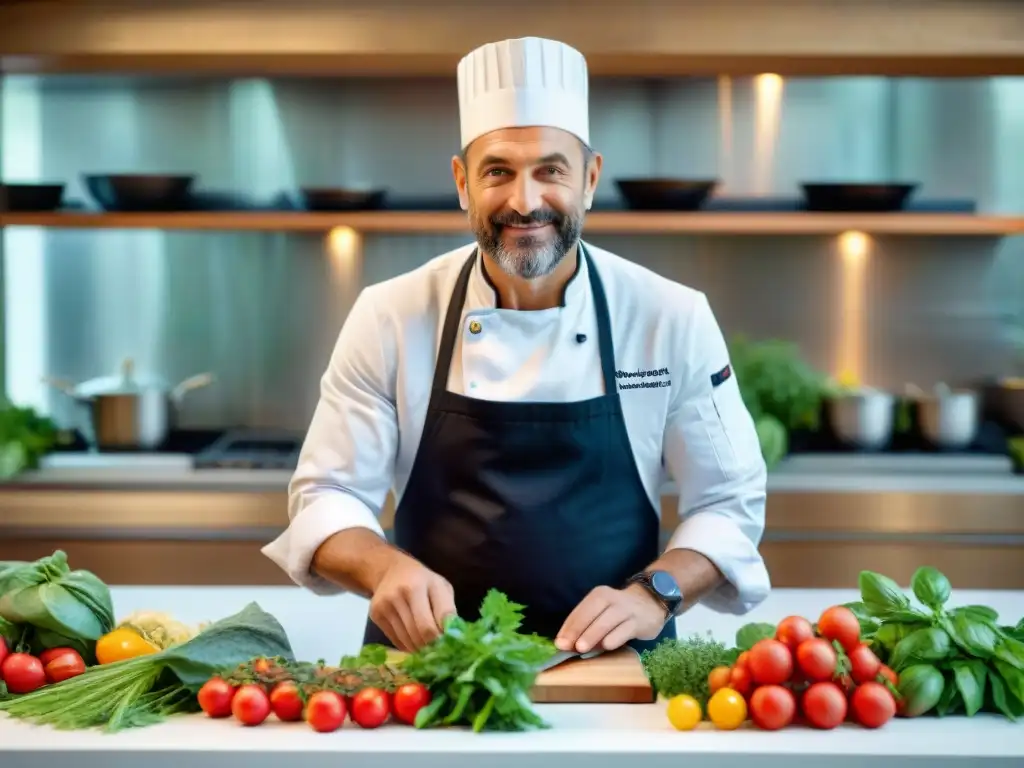 Un chef francés en un restaurante vanguardista fusiona permacultura con haute cuisine