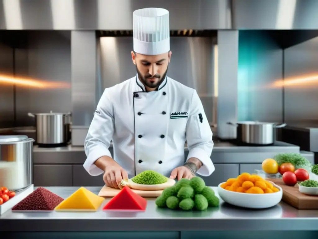 Un chef francés usa impresora 3D para crear diseños culinarios, fusionando tradición y tecnología en gastronomía francesa