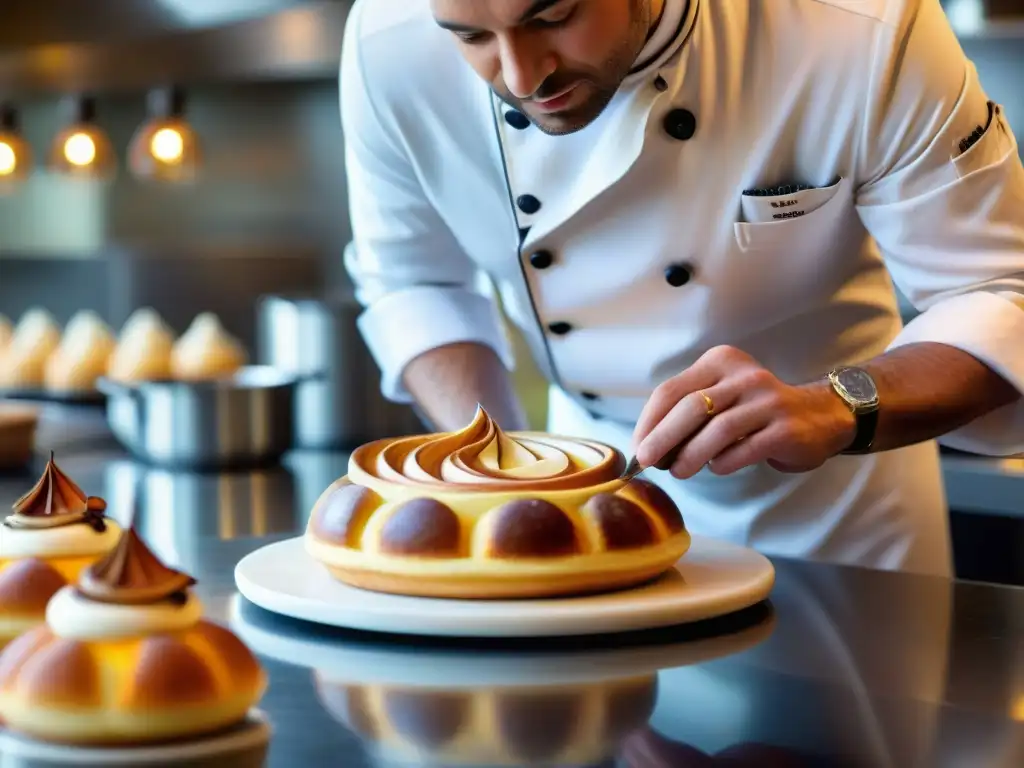 Un chef francés crea postres con anís estrellado en una pastelería parisina