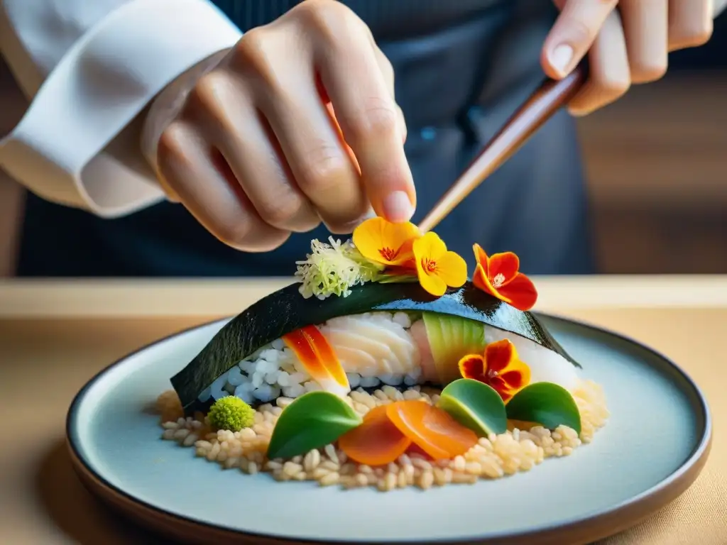 Un chef de sushi experto fusiona la cocina francesa y japonesa en París