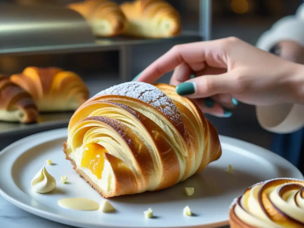 Un chef vegano francés crea delicadas obras de arte en una pastelería vegana innovadora