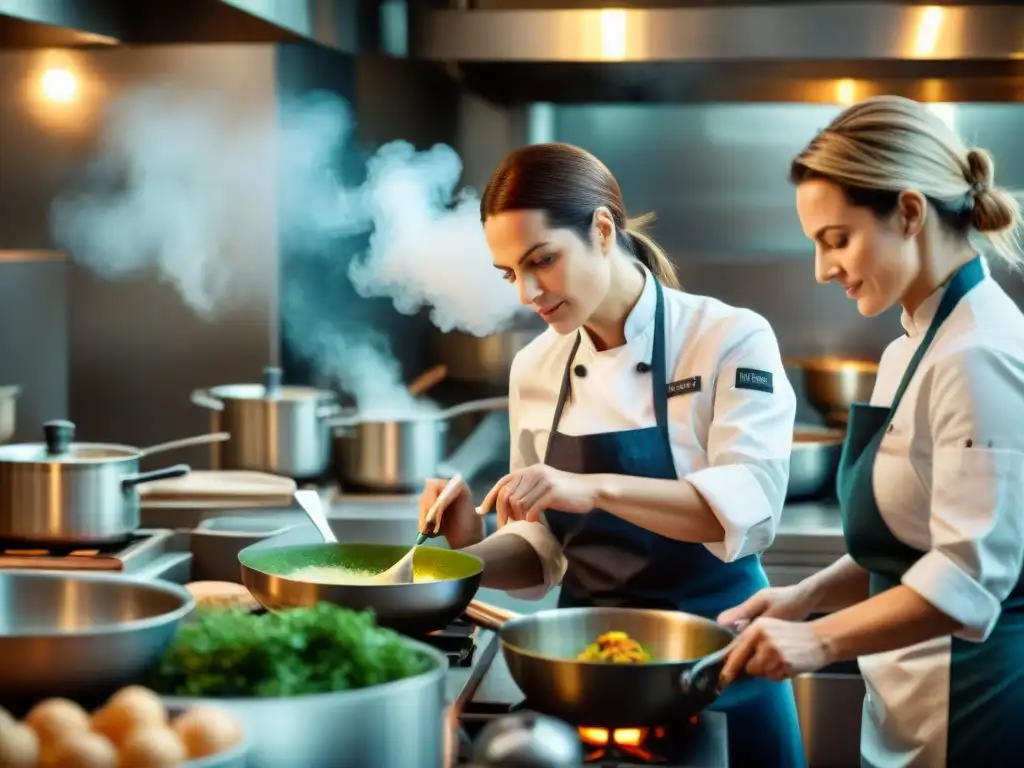 Chefs mujeres francesas lideran la cocina de restaurantes con pasión y creatividad culinaria