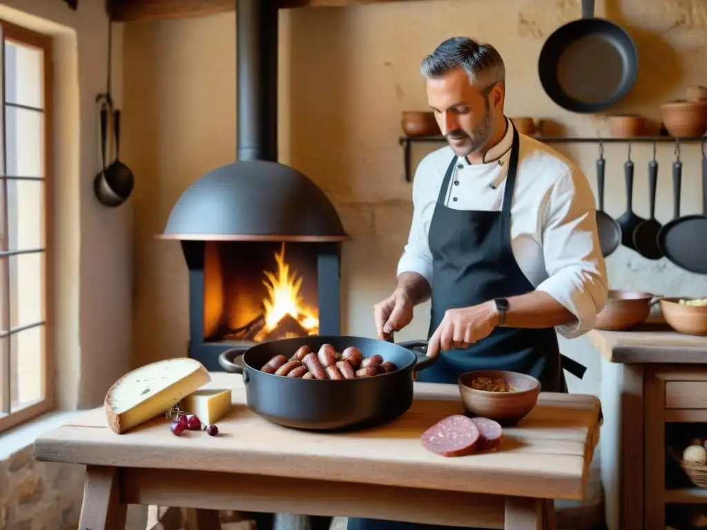 Una cocina corsa tradicional y moderna llena de sabores y tradiciones, bañada por la cálida luz del sol