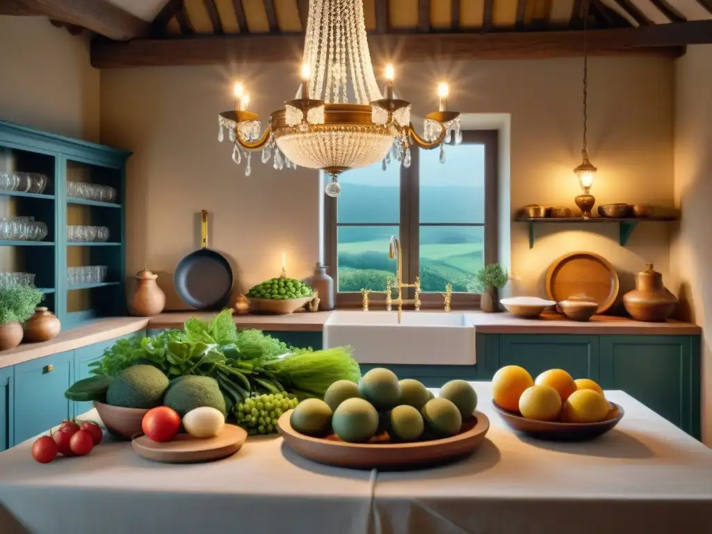 La transformación de la cocina francesa postrevolucionaria desde la opulencia a la simplicidad, representada en dos cocinas contrastantes