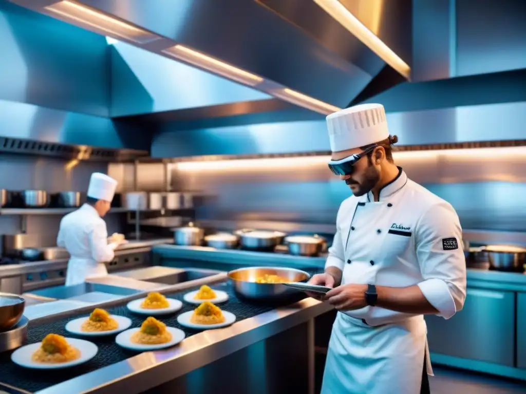 Cocina francesa con tecnología avanzada: chefs innovan con realidad aumentada