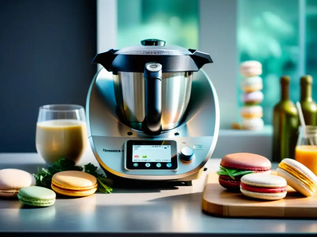 Cocina moderna con Thermomix y ingredientes franceses