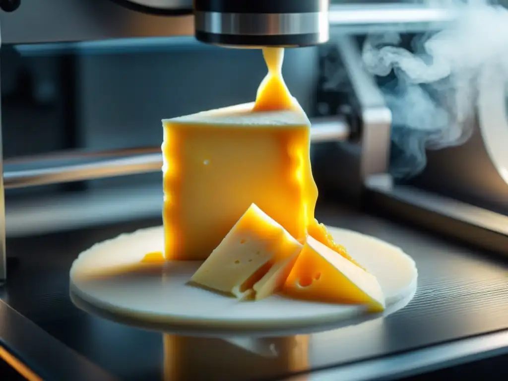 Delicada réplica de queso francés impreso en 3D, fusionando tradición e innovación