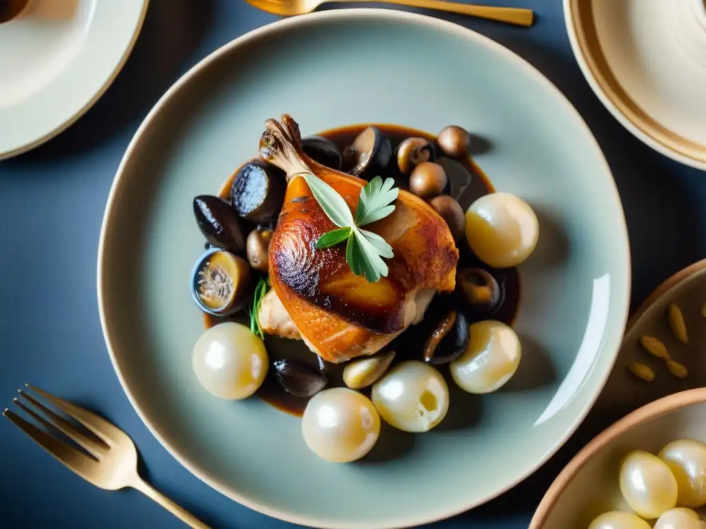 Una deliciosa interpretación visual de las Delicadezas de la gastronomía francesa para paladares exigentes