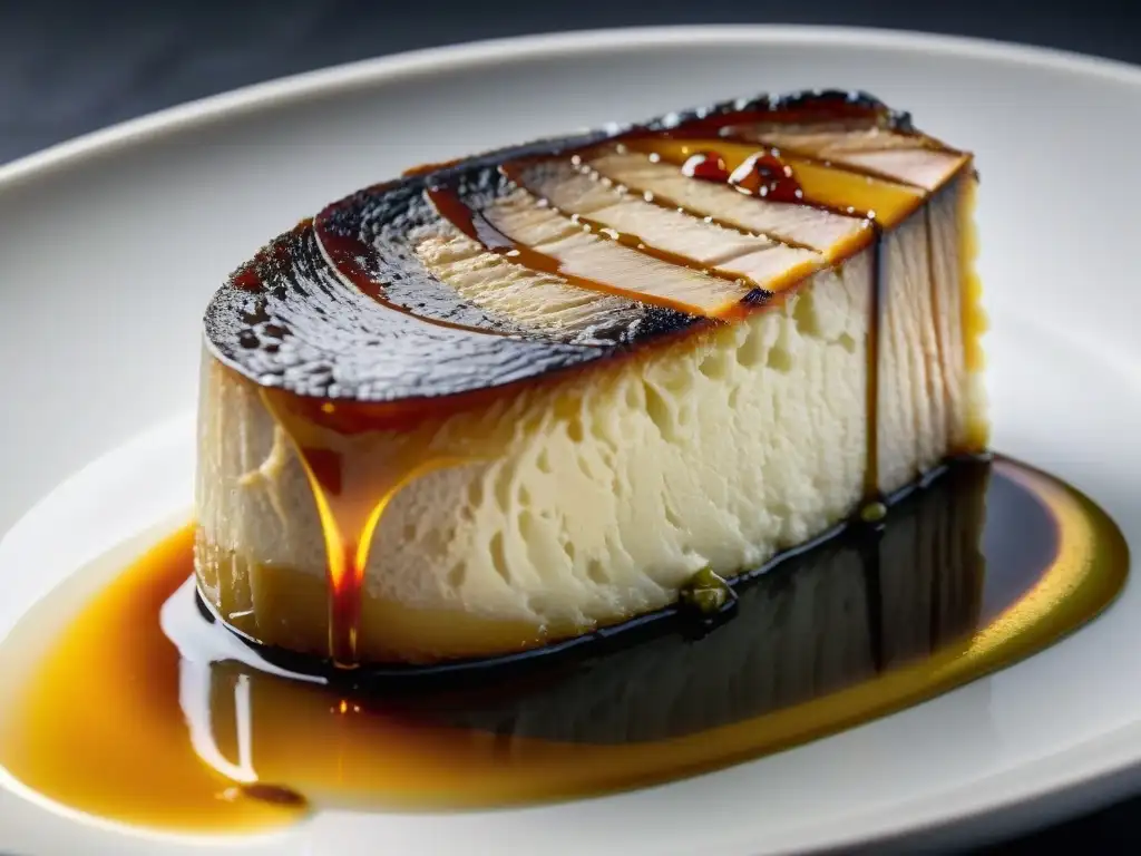 Detalle de técnica avanzada para preparar foie gras con precisión y arte culinario