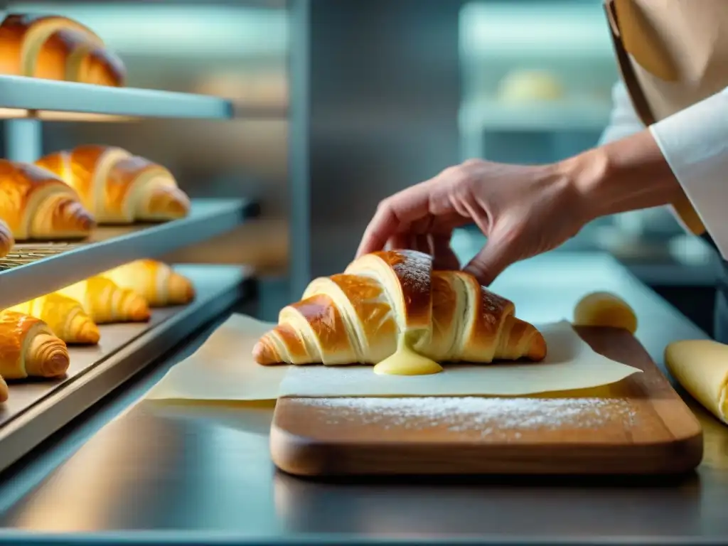 Elaboración de croissant perfecto con técnicas avanzadas en panadería francesa