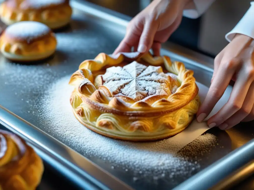 Elaboración meticulosa de un delicado postre francés en una pastelería tradicional: historia y tendencias de la pastelería francesa