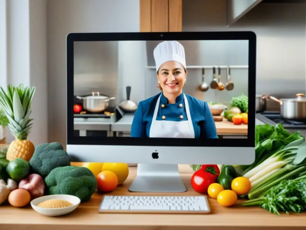 Una emocionante clase virtual de cocina francesa con chefs de todas las edades y niveles de experiencia