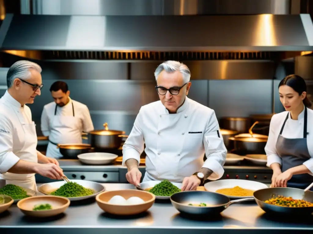 Alain Ducasse lidera un equipo diverso en una cocina francesa vibrante