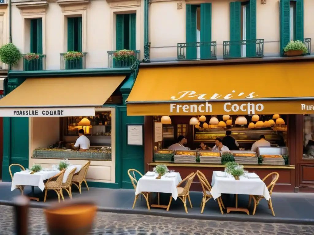 Disfruta de la escena callejera parisina con los mejores restaurantes franceses en nuestra aplicación móvil