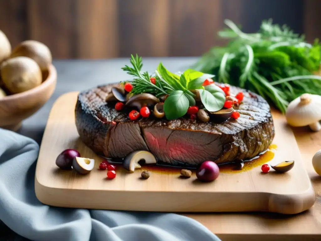 Una escena gourmet de la cocina borgoñesa, equilibrio perfecto entre sabor y nutrición