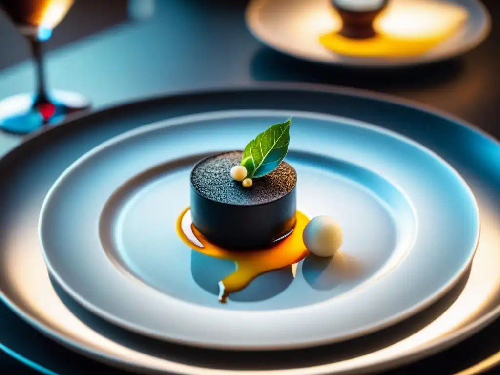 Experiencia gastronómica en Burdeos: plato gourmet en restaurante con estrella Michelin