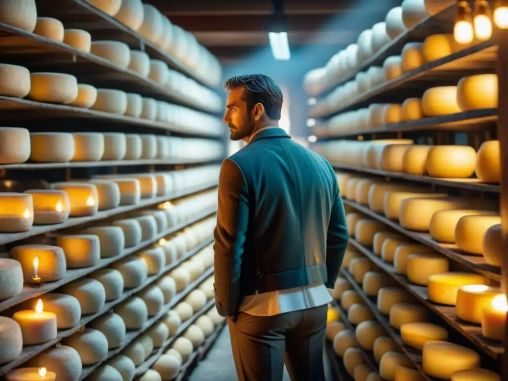 Exploración en bodega francesa de queso, influencia del queso en Francia palpable en cada rincón