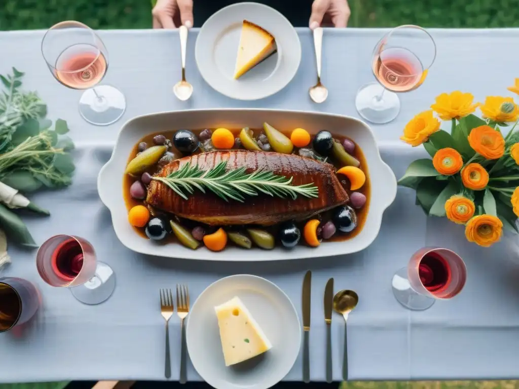 Exquisitos maridajes con vinos rosados en un ambiente francés de verano