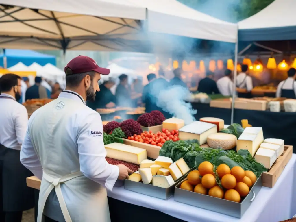 En el Festival de Gastronomía de Lyon, cocina francesa cobra vida en bullicioso mercado al aire libre