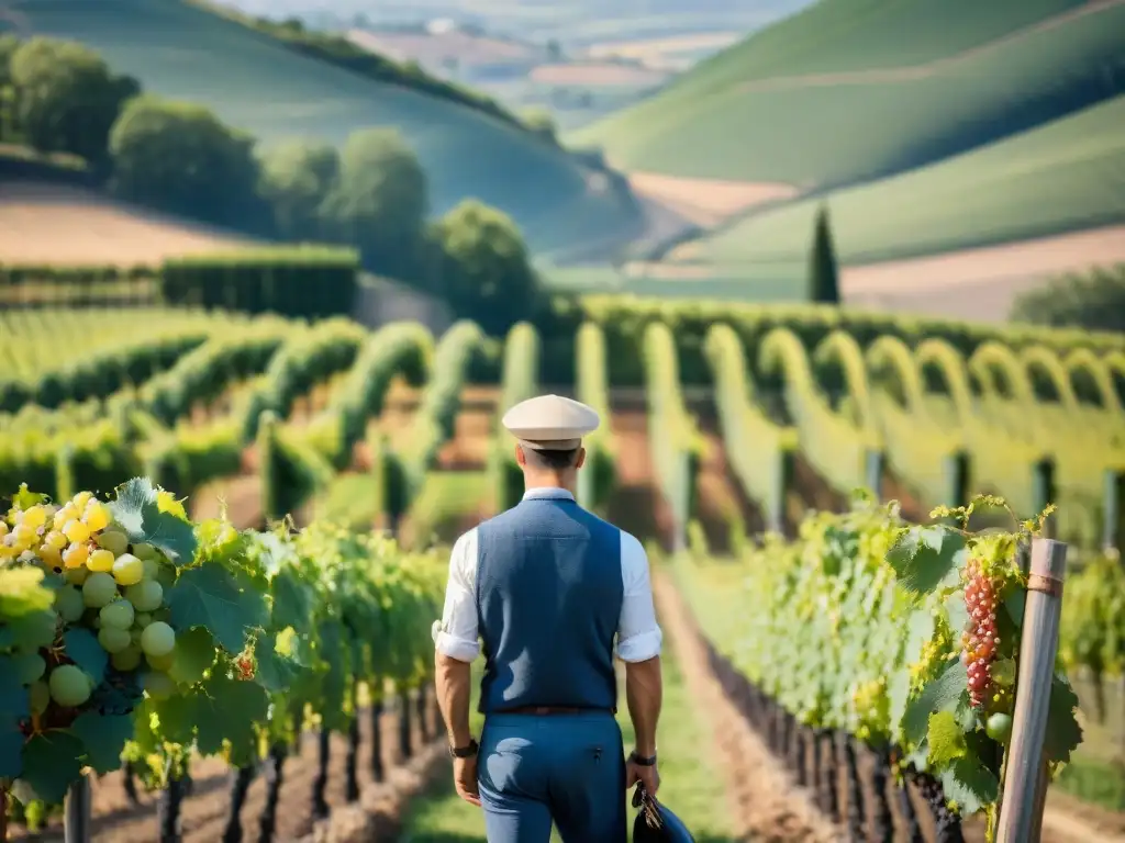 Explorar la tradición vinícola francesa entre viñedos y expertos en vinos