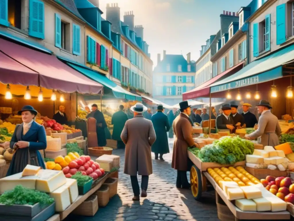 Transformación de la gastronomía francesa en el bullicioso mercado del siglo XIX