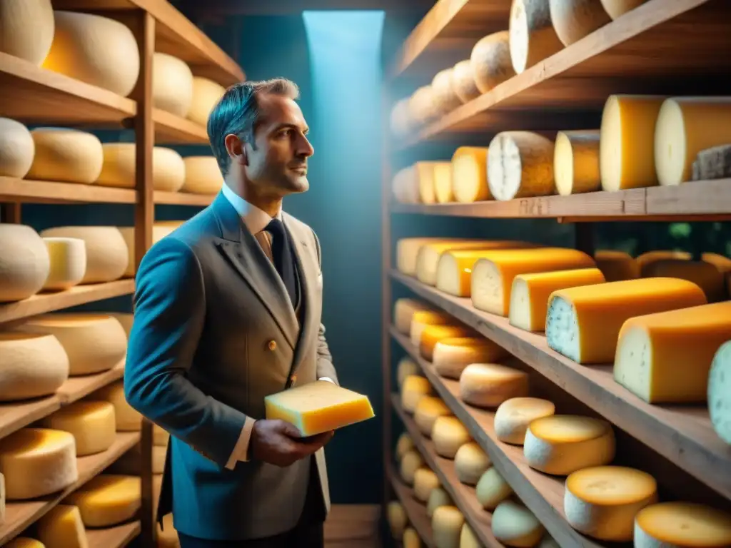 Explorando la historia del queso francés en una bodega centenaria, evolución culinaria