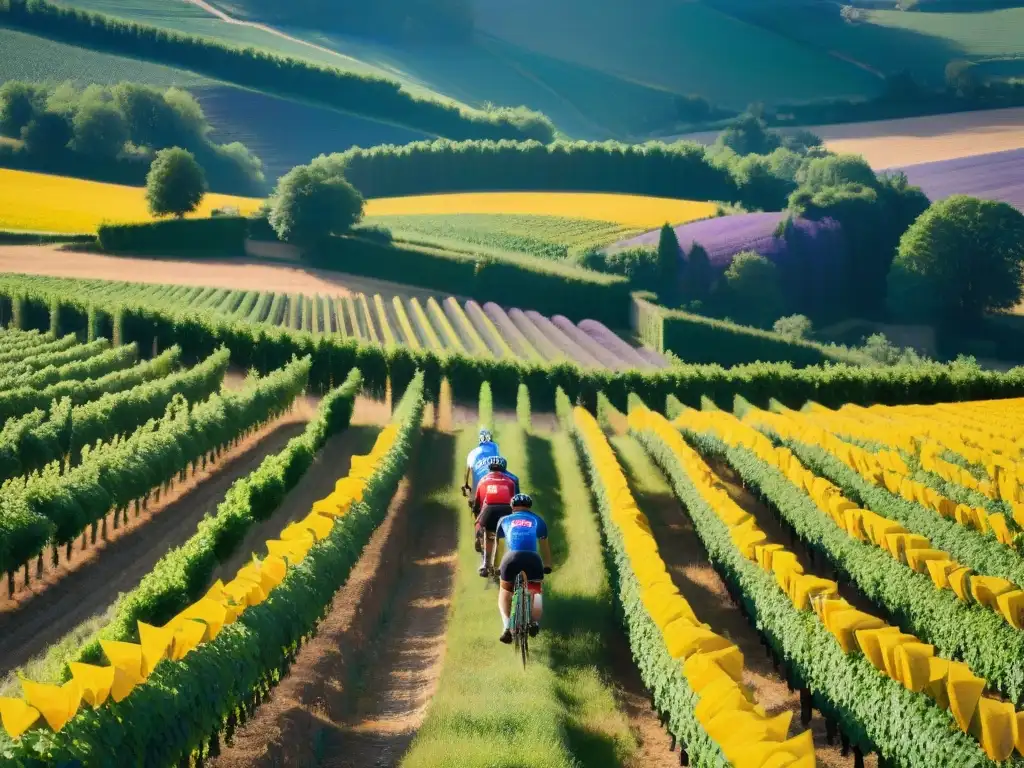 Un idílico tour gastronómico en bicicleta por Francia entre viñedos y paisajes pintorescos