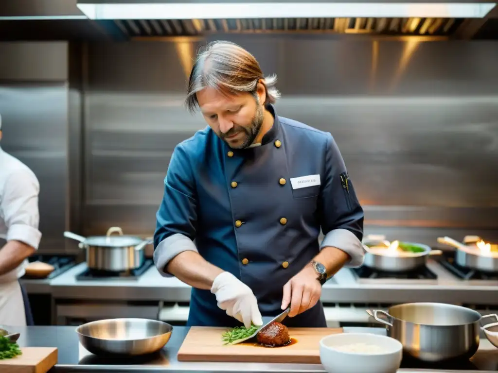 René Redzepi fusionando influencia gastronomía francesa en cocina nórdica moderna en Noma