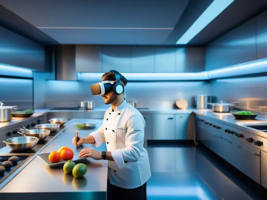 Innovaciones en educación culinaria francesa: Laboratorio de cocina virtual de vanguardia en una prestigiosa escuela culinaria