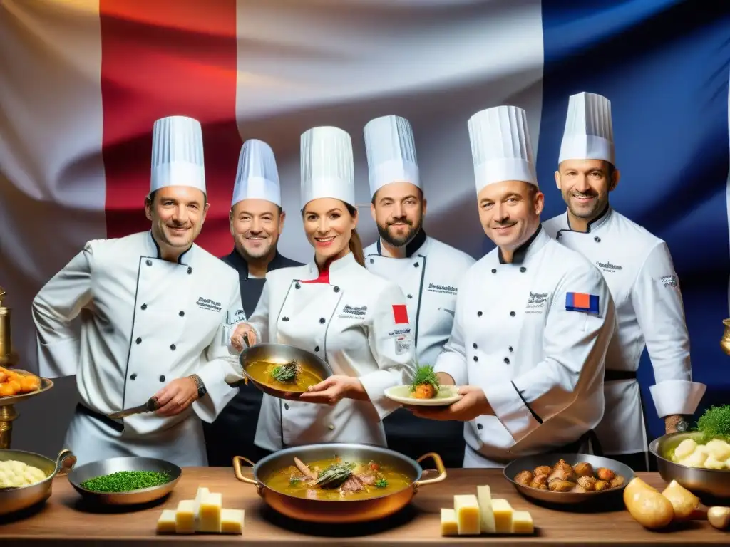 Intensidad y pasión en competencia culinaria francesa