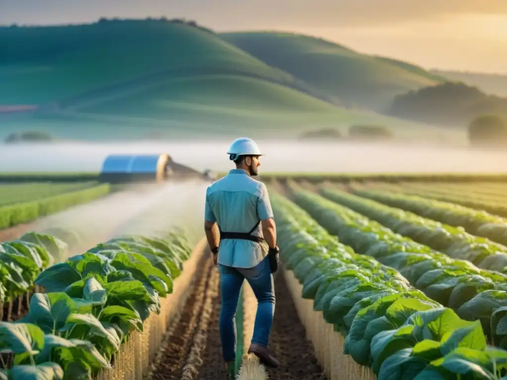 Innovación agrícola en Francia: Invernadero futurista con tecnología en la agricultura francesa