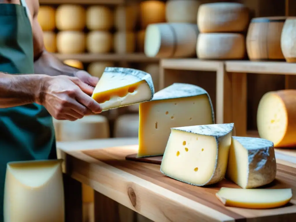 Un maestro quesero en Normandía crea quesos tradicionales innovadores